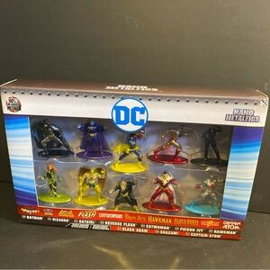 DC Jada Nano Metalfigs 10 Pack Collectors Set 3 Exclusive Figs New Age 3+